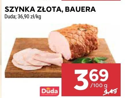Szynka złota, bauera promocja w Stokrotka