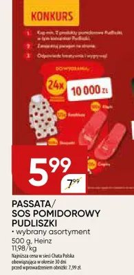 Passata/Sos pomidorowy PUDLISZKI wybrany asortyment promocja w Chata Polska