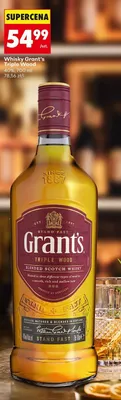 Whisky Grant's Triple Wood promocja w Biedronka