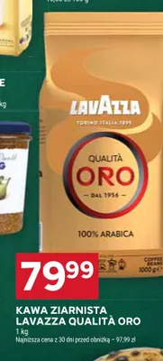 Kawa ziarnista Lavazza Qualità Oro promocja w Stokrotka