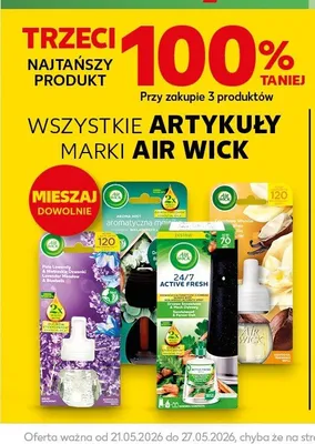 Artykuły marki Air Wick promocja w Kaufland