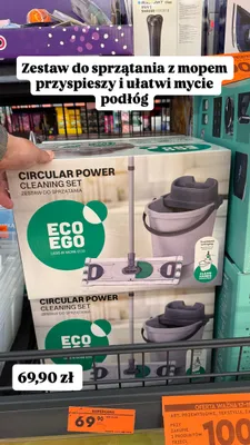 Zestaw do sprzątania Eco Ego Circular Power promocja w Biedronka