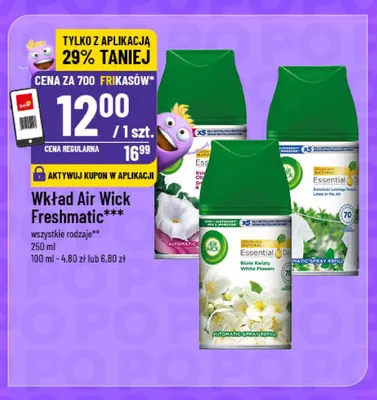 Wkład Air Wick Freshmatic promocja w POLOmarket