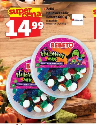 Żelki Halloween Mix Bebeto promocja w TOPAZ