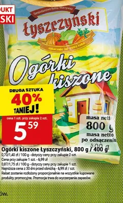 Ogórki kiszone po wiejsku promocja w Twój Market