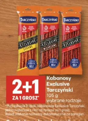 Kabanosy Exclusive chilli Tarczyński promocja w Delikatesy Centrum