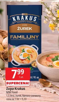 Zupa żurek, barszcz czerwiony promocja w Leclerc