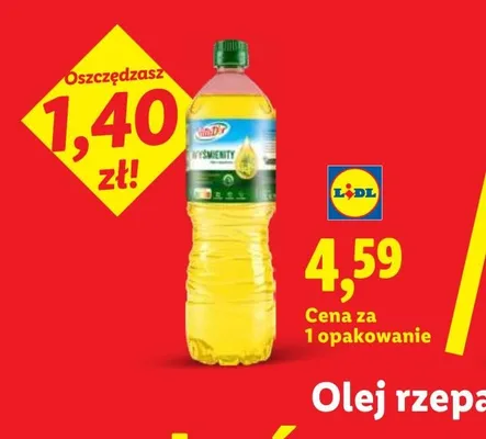 Olej rzepakowy Vita D'or promocja w Lidl