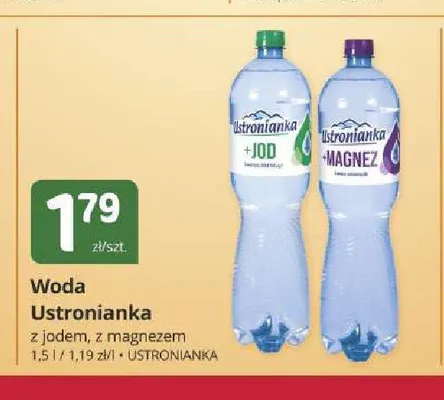 Woda Ustronianka z jodem promocja w Marketvita