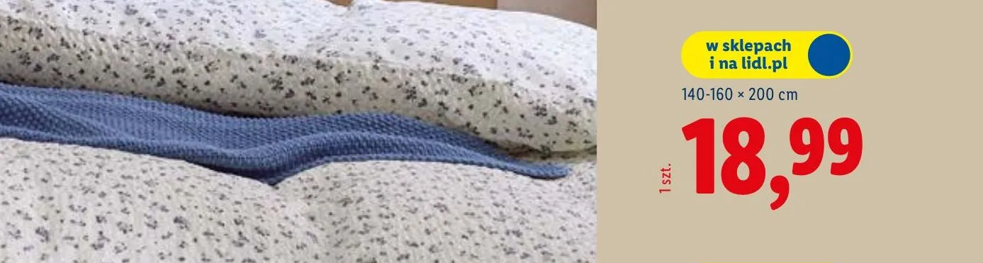 Prześcieradło jersey z gumką 160 x 200 cm Faro promocja w Lidl