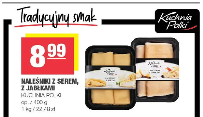 Naleśniki z serem Kuchnia Polki promocja w SPAR