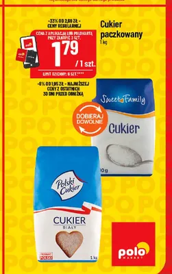 Cukier biały Polski promocja w POLOmarket