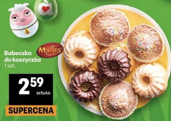 Babeczka do koszyczka promocja w Delikatesy Centrum