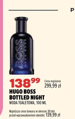 Woda toaletowa Hugo Boss Bottled Night promocja w Drogerie Natura