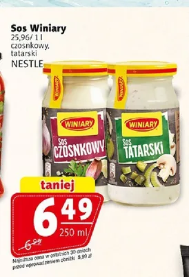 Sos czosnkowy Winiary promocja w Prim Market