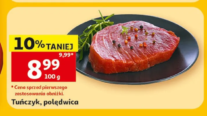 Tuńczyk polędwica promocja w Auchan