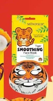 Maseczka do twarzy w płachcie Tiger Smoothing Mond'sub promocja w Carrefour