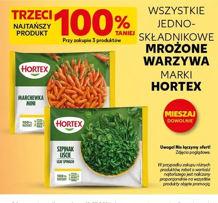 Marchewka mini mrożona Hortex promocja w Kaufland