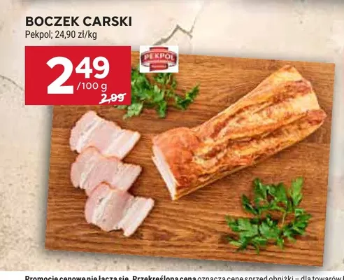 Boczek carski promocja w Stokrotka