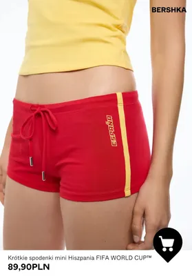 Krótkie spodenki mini Hiszpania FIFA WORLD CUP™ Bershka promocja w Bershka