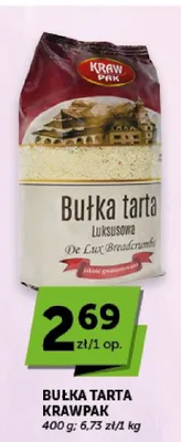 Bułka tarta Krawpak promocja w ABC