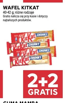 Wafel KitKat Chunky promocja w Stokrotka