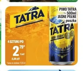 Piwo Tatra promocja w Tomi Markt