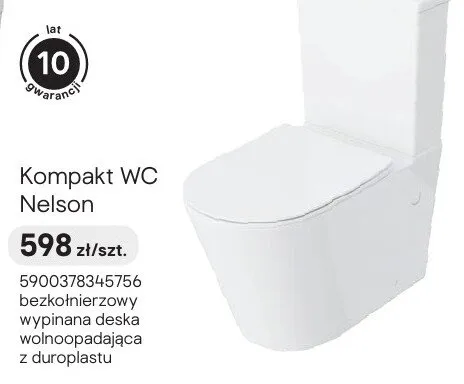 Kompakt WC Orinoco Nelson promocja w Castorama