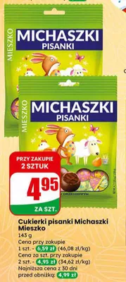 Cukierki pisanki Mieszko promocja w Dino
