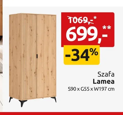 Szafa Lamea promocja w Black Red White
