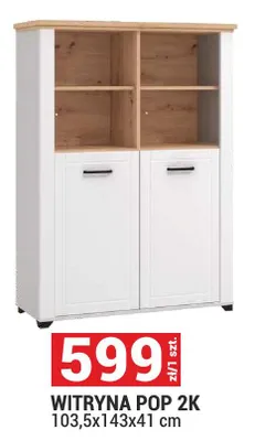 Witryna POP 2K 103,5x143x41cm promocja w Merkury Market