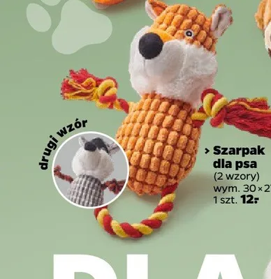 Szarpak dla psa 20×27×10cm promocja w Netto