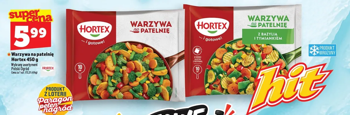 Warzywa na patelnię z bazylią i tymiankiem Hortex promocja w TOPAZ