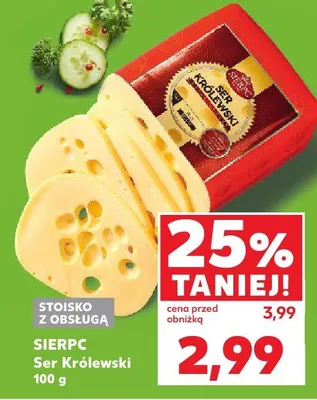 Ser Królewski promocja w Kaufland