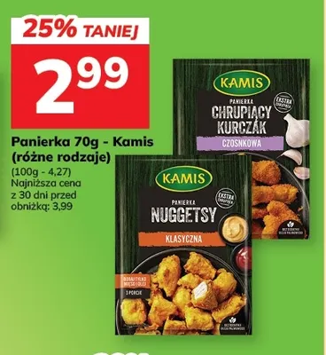Panierka chrupiący kurczak czosnkowa Kamis promocja w Hitpol