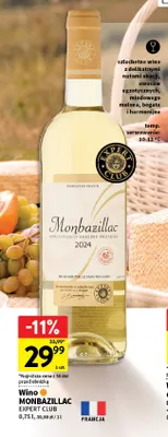 Wino białe Monbazillac Expert Club promocja w Intermarche