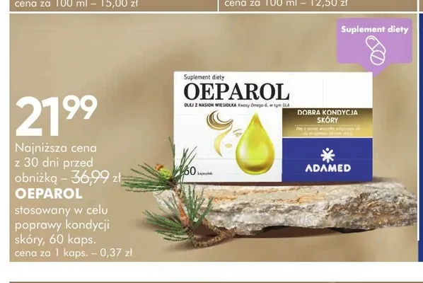 Suplement diety Oeparol stosowany w celu poprawy kondycji skóry promocja w Super-Pharm