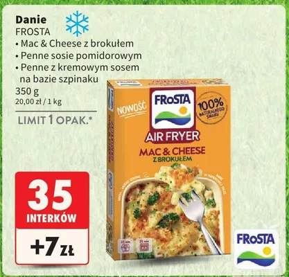 Danie Mac & Cheese z brokułem promocja w Intermarche