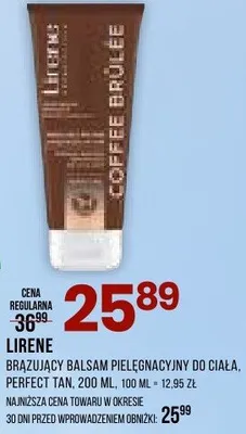 Brawurowy balsam pielęgnacyjny do ciała, Perfect Tan promocja w Drogerie Natura