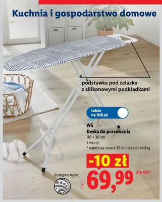 Deska do prasowania W5 promocja w Lidl