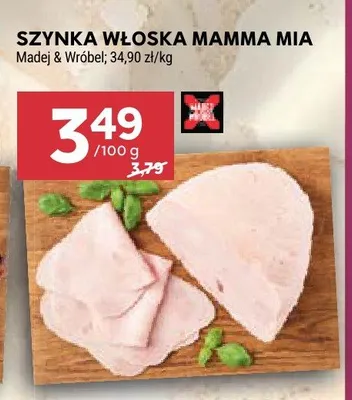 Szynka włoska Mamma Mia promocja w Stokrotka