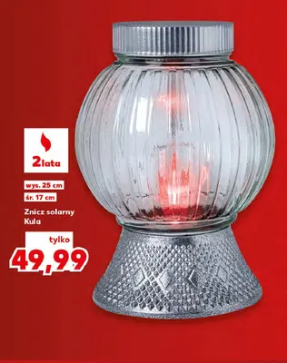 Znicz solarny Kula promocja w Kaufland