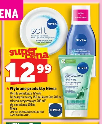 Mleczko oczyszczające Nivea promocja w TOPAZ