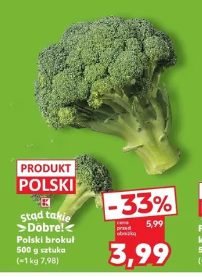 Polski brokuł promocja w Kaufland