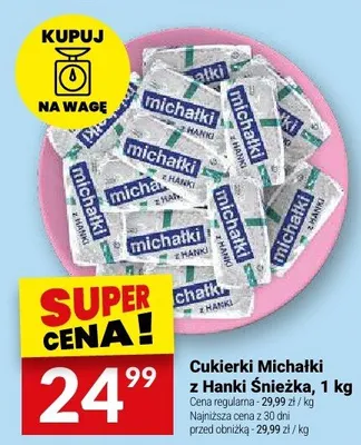 Cukierki Michałki z Hanki Śnieżka promocja w Twój Market