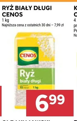 Ryż biały długi Cenos promocja w Stokrotka