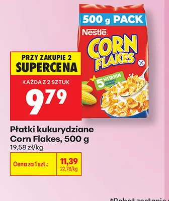 Płatki kukurydziane Corn Flakes Nestlé promocja w Biedronka
