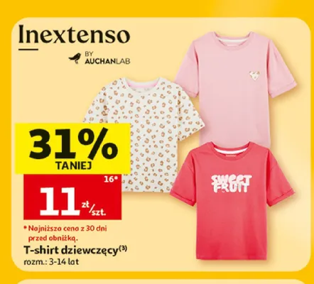 T-shirt dziecięcy friends promocja w Auchan