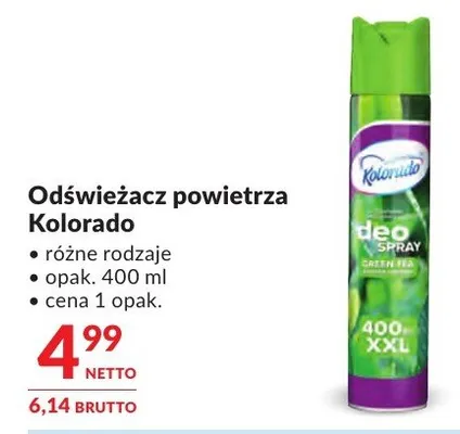 Odświeżacz powietrza w sprayu różne rodzaje promocja w Makro