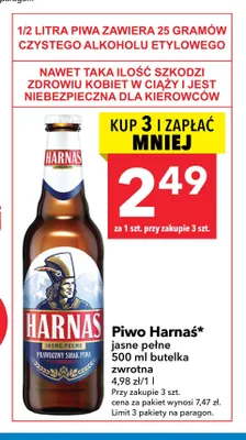 Piwo Harnaś promocja w LEWIATAN